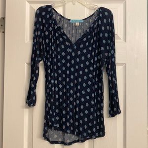 Blue Cotton blouse
